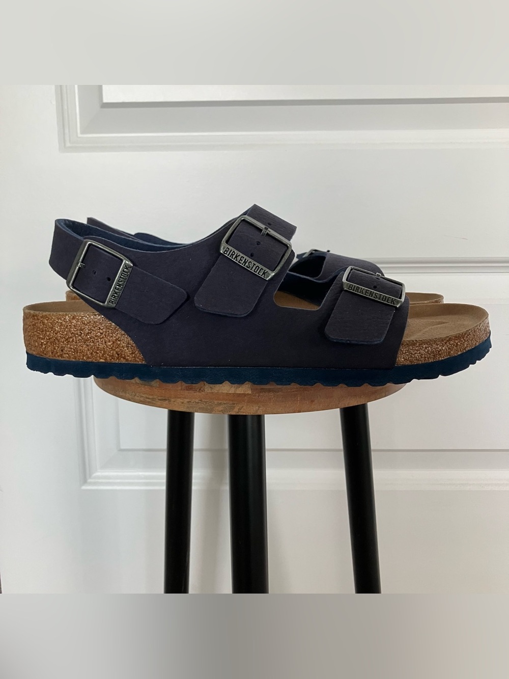 NEW Birkenstock Milano Slingback Sandals Men EU 44 US 11-11.5 Navy Blue 2026-429